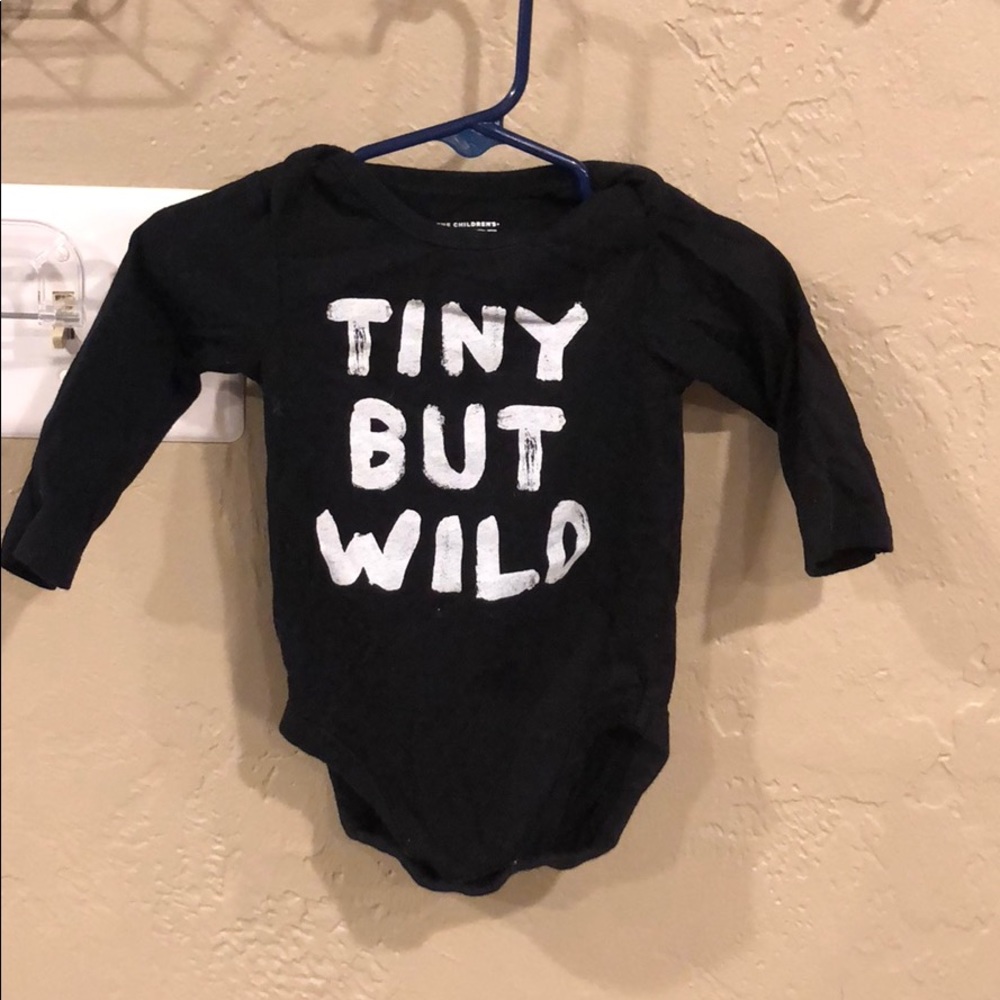 Tiny but wild onesie